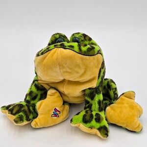 Ganz‎ Webkins Plush Bull Frog Stuffed Animal Green Toy HM114